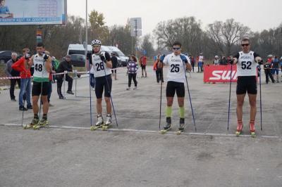 В Скопине прошли первые соревнования по лыжероллерам